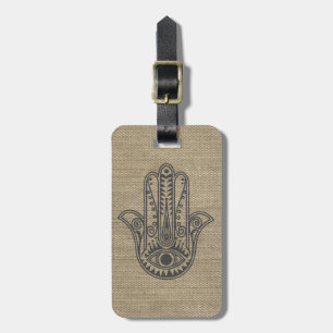 Étiquette À Bagage HAMSA Main de Fatima symbole amulet