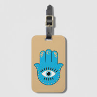 Hamsa main Grec mal Oeil bleu