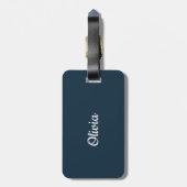 Étiquette À Bagage Hamsa Swirls (Dos Vertical)