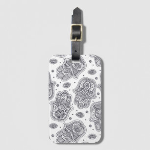Étiquette À Bagage Hamsa tiré par la main inspiré