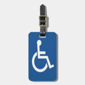 Étiquette À Bagage Handicapé (Devant Vertical)