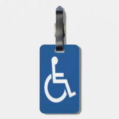 Étiquette À Bagage Handicapé (Dos Vertical)