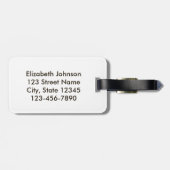 Étiquette À Bagage Hangin avec mon Gnomies (Dos horizontal)