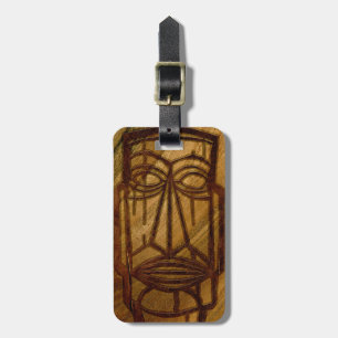 Étiquette À Bagage Hapalua Tiki Hawaiian Faux Koa Wood Luggets Tags