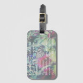 Étiquette À Bagage Happiness is a Butterfly - Inspiring Quote (Devant Vertical)