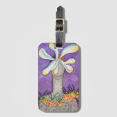 Étiquette À Bagage happy (Devant Vertical)