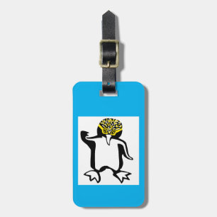Étiquette À Bagage Happy PENGUIN- Conservation - Ocean -Luggage tag