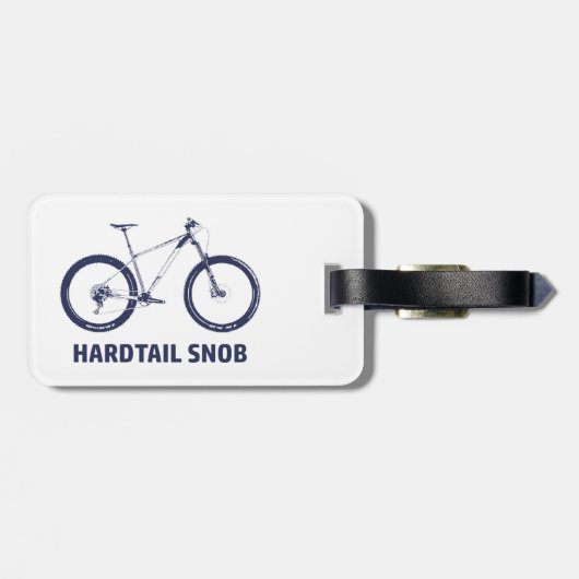 Étiquette À Bagage Hardtail Snob (Dos horizontal)