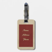 Étiquette À Bagage Harley Quinn Bombshells Pinup (Dos Vertical)