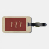 Étiquette À Bagage Harley Quinn Bombshells Pinup (Dos horizontal)