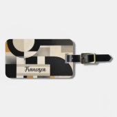 Étiquette À Bagage Harmonie dans les tons : Composition Abstraite de  (Devant horizontal)