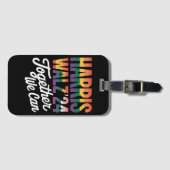 Étiquette À Bagage Harris Walz 2024 Ensemble, nous pouvons élire LGBT (Devant Horizontal)