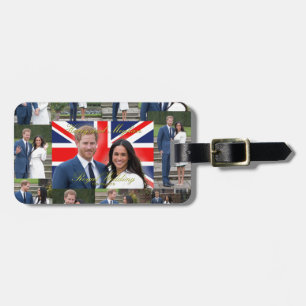 Étiquette À Bagage Harry et Meghan Royal Mariage Pro Montage photo
