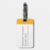 Étiquette À Bagage Harry Potter | Aguamenti Graphique GRYFFINDOR™ (Dos Vertical)