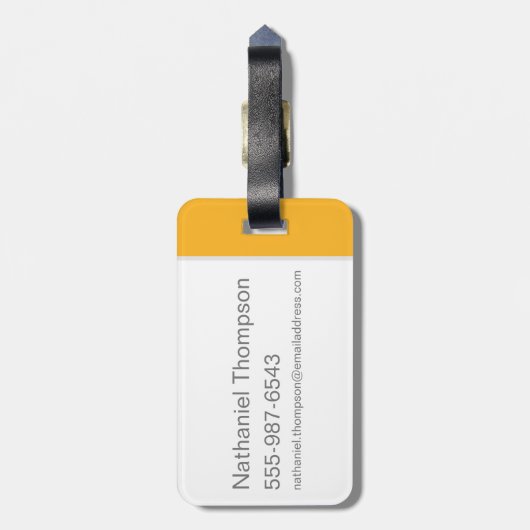 Étiquette À Bagage Harry Potter | Aguamenti GRYFFINDOR™ Graphique (Dos Vertical)