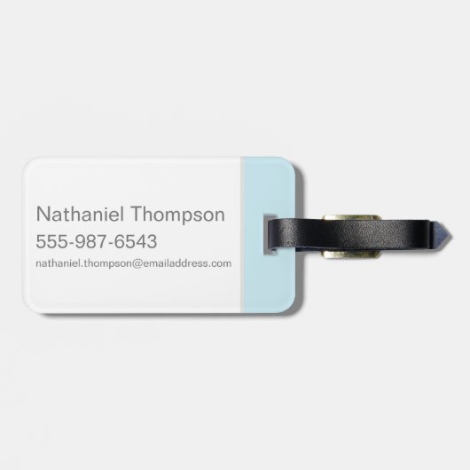 Étiquette À Bagage Harry Potter | Aguamenti HOGWARTS™ Crest (Dos horizontal)