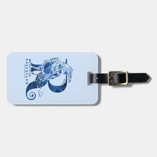 Étiquette À Bagage Harry Potter| Aguamenti RAVENCLAW™ Graphisme (Devant horizontal)
