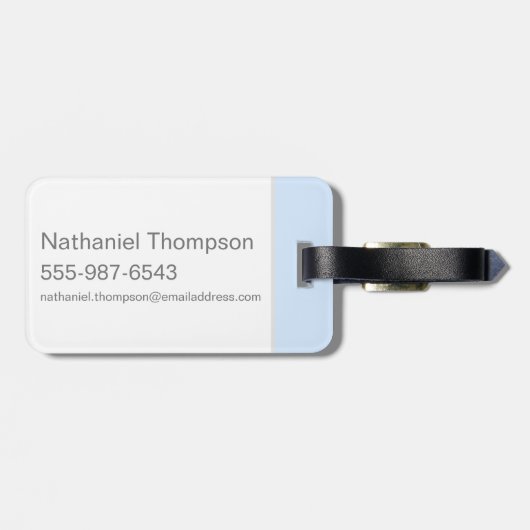 Étiquette À Bagage Harry Potter| Aguamenti RAVENCLAW™ Graphisme (Dos horizontal)