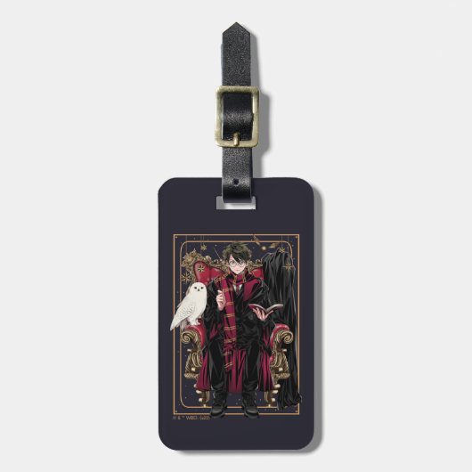 Étiquette À Bagage HARRY POTTER™ | Anime HARRY POTTER™ assis (Devant Vertical)