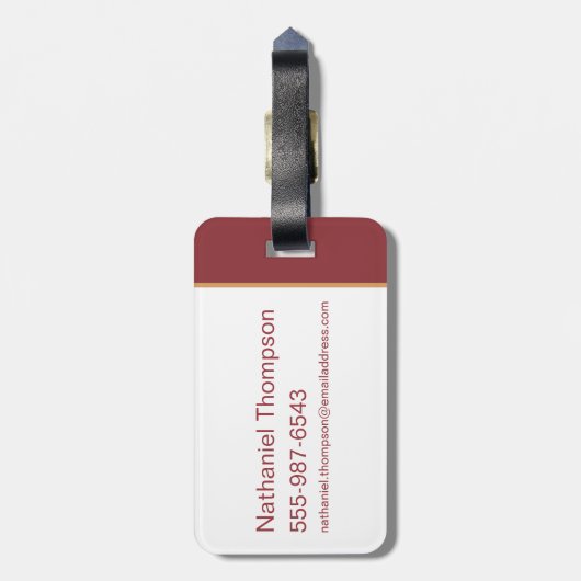 Étiquette À Bagage HARRY POTTER™ | Anime HARRY POTTER™ Crest (Dos Vertical)