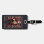 Étiquette À Bagage HARRY POTTER™ | Anime Hermione Granger assis (Devant horizontal)