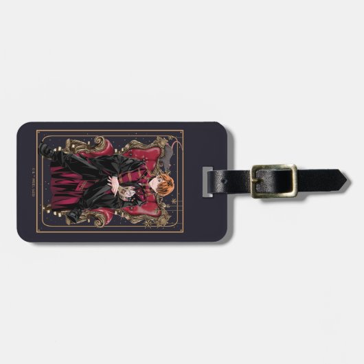 Étiquette À Bagage HARRY POTTER™ | Anime Ron Weasley Assis (Devant horizontal)