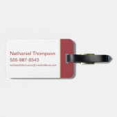 Étiquette À Bagage HARRY POTTER™ | Anime Ron Weasley House Crest (Dos horizontal)