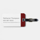 Étiquette À Bagage Harry Potter | Aquarelle Lion GRYFFINDOR™ (Dos horizontal)