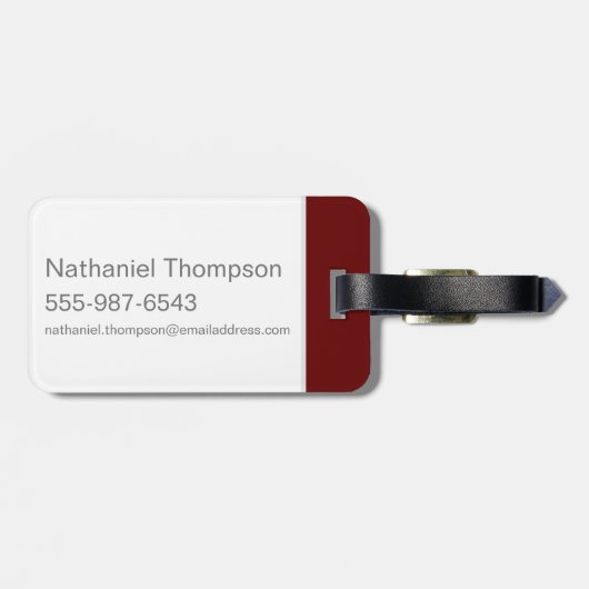 Étiquette À Bagage Harry Potter | Aquarelle Lion GRYFFINDOR™ (Dos horizontal)