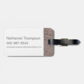 Étiquette À Bagage Harry Potter | Carte du château Marauder de HOGWAR (Dos horizontal)