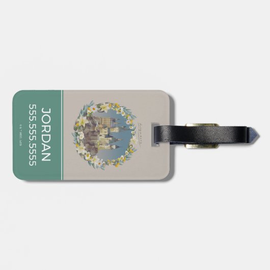 ÉTIQUETTE À BAGAGE HARRY POTTER™ | CHÂTEAU HOGWARTS™ (Dos horizontal)