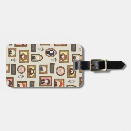 Étiquette À Bagage HARRY POTTER™ Chibi Image Frame Motif (Devant horizontal)