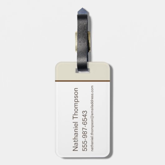 Étiquette À Bagage HARRY POTTER™ Chibi Image Frame Motif (Dos Vertical)