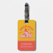 Étiquette À Bagage HARRY POTTER™ | Cute HOGWARTS™ School (Dos Vertical)