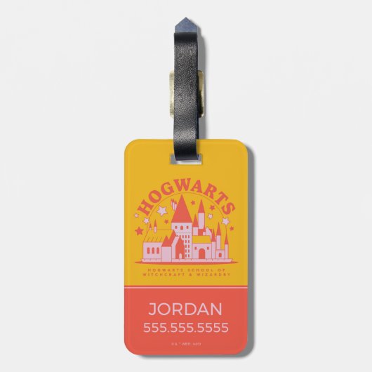 Étiquette À Bagage HARRY POTTER™ | Cute HOGWARTS™ School (Dos Vertical)