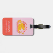 Étiquette À Bagage HARRY POTTER™ | Cute HUFFLEPUFF™ (Dos horizontal)