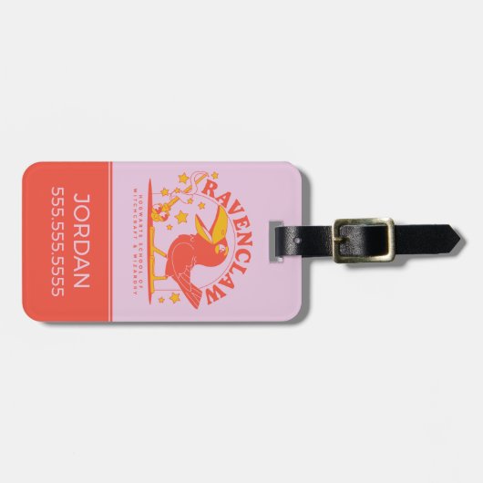 Étiquette À Bagage HARRY POTTER™ | Cute RAVENCLAW™ Hogwarts School (Devant horizontal)