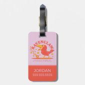 Étiquette À Bagage HARRY POTTER™ | Cute RAVENCLAW™ Hogwarts School (Dos Vertical)