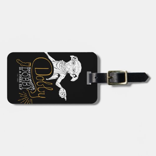 Étiquette À Bagage Harry Potter| Dobby sans maître (Devant horizontal)