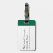 Étiquette À Bagage Harry Potter| Étudiants HOGWARTS™ SLYTHERIN™ (Dos Vertical)