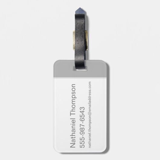 Étiquette À Bagage Harry Potter | Geometric Deathly Hallows (Dos Vertical)