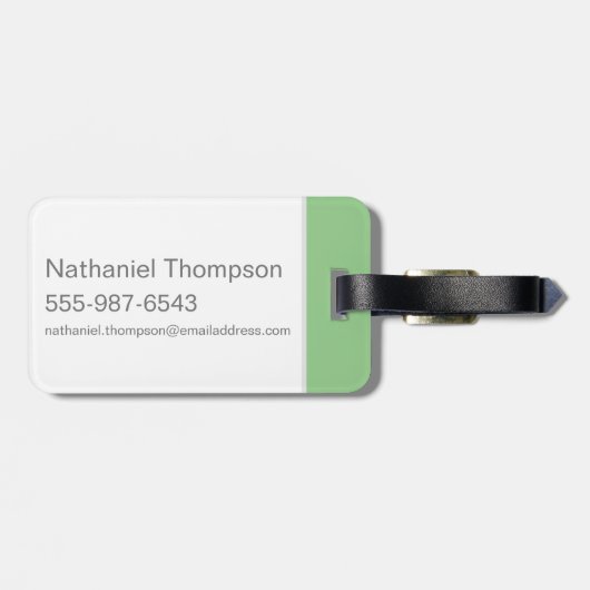 Étiquette À Bagage Harry Potter | Graphique du journal de Tom Riddle (Dos horizontal)