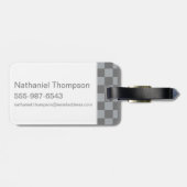 Étiquette À Bagage Harry Potter | Gryffindor House Pride Crest (Dos horizontal)