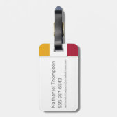 Étiquette À Bagage Harry Potter | Gryffindor House Pride Crest (Dos Vertical)