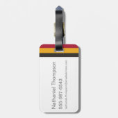 Étiquette À Bagage Harry Potter | Gryffindor House Pride Graphic (Dos Vertical)