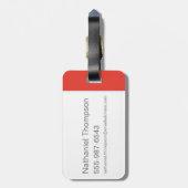 Étiquette À Bagage Harry Potter | GRYFFINDOR™ House Traits Sigil (Dos Vertical)