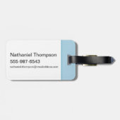 Étiquette À Bagage HARRY POTTER ™ & Hedwig dans la cour de HOGWARTS ™ (Dos horizontal)