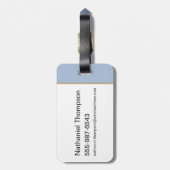 Étiquette À Bagage HARRY POTTER™, Hermione & Ron Fly Over HOGWARTS™ (Dos Vertical)