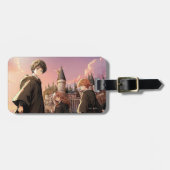 Étiquette À Bagage HARRY POTTER™ Hermione & Ron HOGWARTS™ Scène d'ani (Devant horizontal)