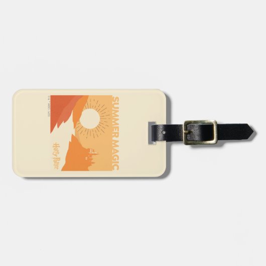 Étiquette À Bagage HARRY POTTER™ | HOGWARTS™ Summer Magic (Devant horizontal)